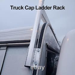Aluminum Truck Cap & Topper Ladder Roof Rack for Pickup Camper Shell