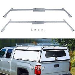 Aluminum Truck Cap & Topper Ladder Roof Rack for Pickup Camper Shell
