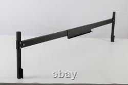 Aluminum Truck Cap&Topper Ladder Roof Rack for Pickup Camper Shell Black Upgrade