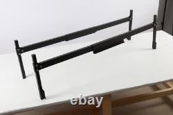 Aluminum Truck Cap&Topper Ladder Roof Rack for Pickup Camper Shell Black Upgrade