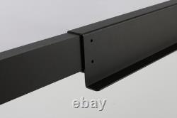 Aluminum Truck Cap&Topper Ladder Roof Rack for Pickup Camper Shell Black Upgrade