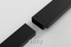 Aluminum Truck Cap&Topper Ladder Roof Rack for Pickup Camper Shell Black Upgrade