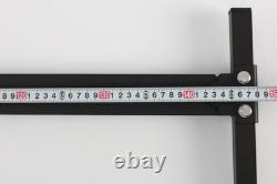 Aluminum Truck Cap&Topper Ladder Roof Rack for Pickup Camper Shell Black Upgrade