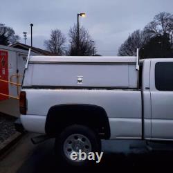 Aluminum Truck Cap & Topper Ladder Roof Rack for Pickup Camper Shell Heavy Duty