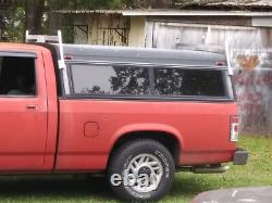 Aluminum Truck Cap & Topper Ladder Roof Rack for Pickup Camper Shell Heavy Duty