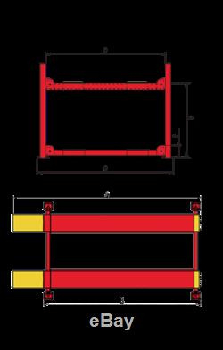 Amgo Pro-10 Commercial 4 Post Heavy Duty Car/truck/auto Lift 10000 Lb. Cap