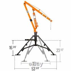 Apex HMC-1000 Hydraulic Hitch-Mount Pickup Truck Jib Crane 1,000 lb Cap