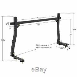 Apex STR-RACK-V2 Universal Steel Heavy-Duty Truck Rack 1,000-lb Cap