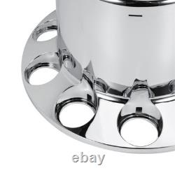 Axle Wheel Cover Hub Cap 33mm Screw-on Lug Nut Covers for Kenworth Semi Trucks