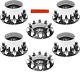 Axle Wheel Cover Hub Cap 33mm Screw-on Lug Nut Covers For Peterbilt Semi Trucks
