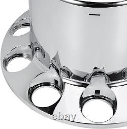 Axle Wheel Cover Hub Cap 33mm Screw-on Lug Nut Covers for Semi Trucks