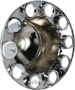 Axle Wheel Cover Hub Cap 33mm Screw-on Lug Nut Covers for Semi Trucks