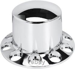 Axle Wheel Cover Hub Cap 33mm Screw-on Lug Nut Covers for Semi Trucks