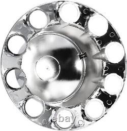 Axle Wheel Cover Hub Cap 33mm Screw-on Lug Nut Covers for Semi Trucks