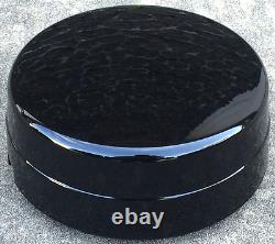 BLACK Center Hub Cap SET for DODGE RAM 3500 1-Ton Truck Dually 2 Fronts 2 Rears