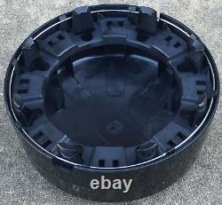 BLACK Center Hub Cap SET for DODGE RAM 3500 1-Ton Truck Dually 2 Fronts 2 Rears