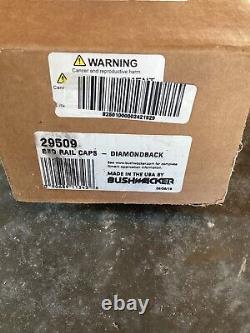 BUSHWACKER Ford Ranger Diamondback Bed Rail Caps 6'Bed Black 29509 Brand New