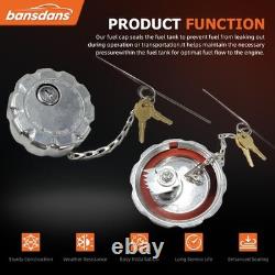 Bansdans 2Pcs 20770691 3 Truck Fuel Tank Cap, Locking Diesel Fuel Cap Fit for