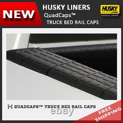 Bed Rails Protector Caps Husky Liners fit 07-13 Chevy Silverado 1500 with6.5' Bed