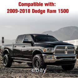 Bed Side Rail Cap Cover for Dodge Ram 1500, Truck Left & Right Side Bedrails