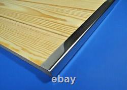 Bed Wood Sill End Cap 72 Polished Stainless Steel Chevy Ford Dodge Pickup Truck