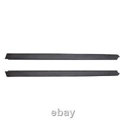 Black Bed Rail Cap LH RH Side Trim For 2004-2015 Nissan Titan King Cab Only 5.6L