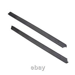 Black Bed Rail Cap LH RH Side Trim For 2004-2015 Nissan Titan King Cab Only 5.6L