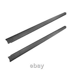 Black Bed Rail Cap LH RH Side Trim For 2004-2015 Nissan Titan King Cab Only 5.6L