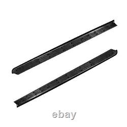 Black Bed Rail Cap LH RH Side Trim For 2004-2015 Nissan Titan King Cab Only 5.6L