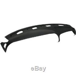 Black Molded ABS Dash Cover Pad Overlay Fits 98-02 Dodge Ram 1500 Trucks