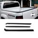 Black Plastic Truck Bed Rail Caps Set For Volkswagen Amarok 2011-2020