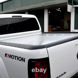 Black Plastic Truck Bed Rail Caps Set For Volkswagen Amarok 2011-2020