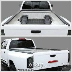 Black Truck Bed Cap Molding Rail Cover For 99-07 Silverado/Sierra 8Ft Bed WithHole