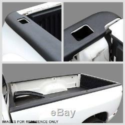 Black Truck Bed Cap Molding Rail Cover For 99-07 Silverado/Sierra 8Ft Bed WithHole