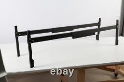 Black Upgrade Aluminum Truck Cap&Topper Ladder Roof Rack for Pickup Camper Shell