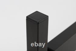 Black Upgrade Aluminum Truck Cap&Topper Ladder Roof Rack for Pickup Camper Shell