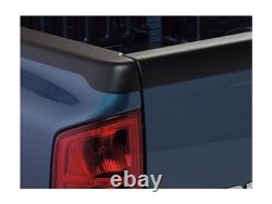 Bushwacker 00-04 Dodge Dakota Bed Rail Caps 5'4 Bed-Black WithO Stake Pockets