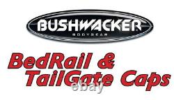 Bushwacker 02-08 for Dodge Ram 1500 Fleetside Bed Rail Caps 76.3in Bed Black