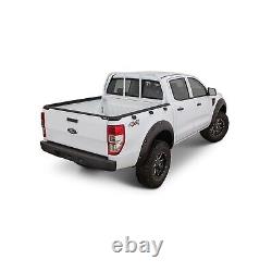 Bushwacker 48518 Black Smoothback Bed Rail Caps for 07-14 Silverado 1500 2500 HD