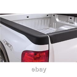 Bushwacker 48521 Black Smoothback Style Bed Rail Caps for 07-14 Silverado 1500