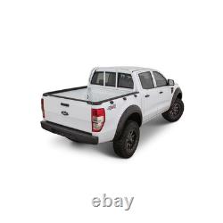 Bushwacker 48521 Black Smoothback Style Bed Rail Caps for 07-14 Silverado 1500