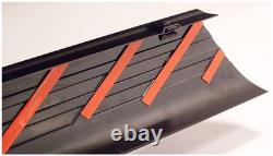 Bushwacker 48521 SmoothBack Side Bed Rail Caps withHoles Pair for Silverado 6.6