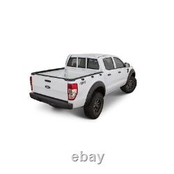 Bushwacker 58507 Pair of Black Smoothback Bed Rail Caps for 97-04 Dodge Dakota