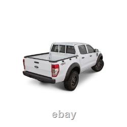 Bushwacker 58513 Pair of Black Smoothback Bed Rail Caps for 02-09 Ram 2500 3500