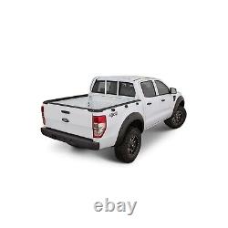 Bushwacker 58513 Pair of Black Smoothback Bed Rail Caps for 02-09 Ram 2500 3500