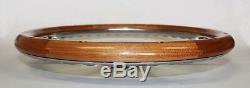 C10 C20 C30 Blazer Truck Oak Wood withrivets Billet Steering Wheel 14 Bowtie Cap