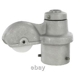 Cap Style Revolving Silver Truck Single Pulley 2in Diameter