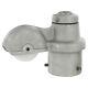 Cap Style Revolving Silver Truck Single Pulley 2in Diameter