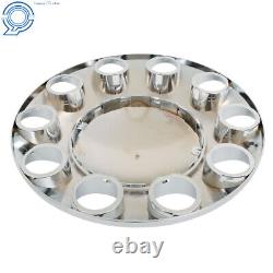 Caps w and Lug Nut Covers Chrome Semi Truck Hub Cover Wheel Axle Cover Center