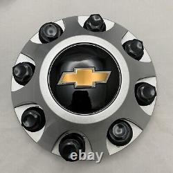 Chevy GMT800 22781435 Truck Series 8 Lug Bolt Wheel Hub Caps Rims Silver 9594125